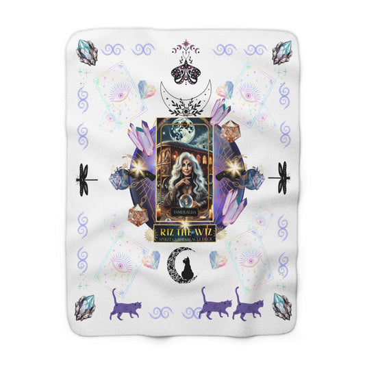 Esmeralda Fortune Teller Cozy Fleece Blanket